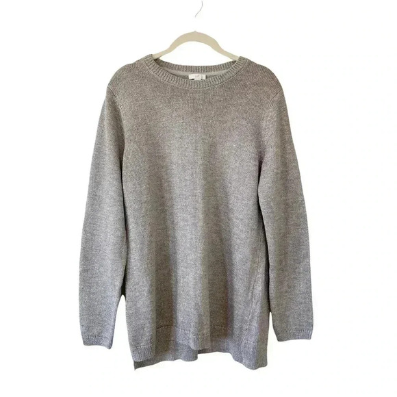 J. Jill Metallic Threads Crewneck Sweater Size Medium Long Sleeves Casual - Picture 1 of 9